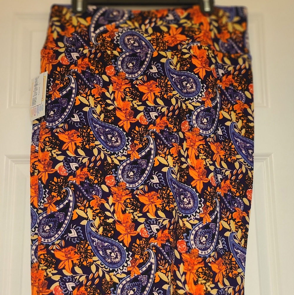 Lularoe Women's Paisley Pencil Cassie Skirt Size L Large New With Tags